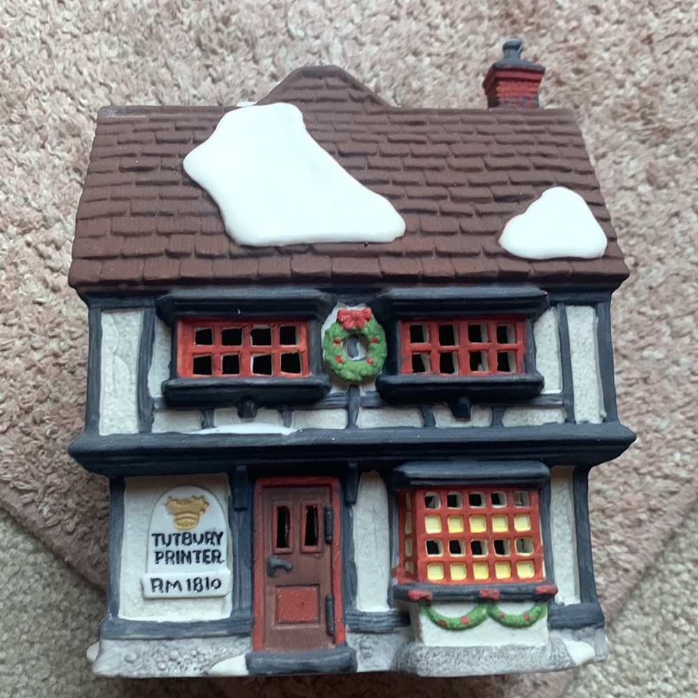 Dept 56 Dickens Village Series, Tutbury Printer